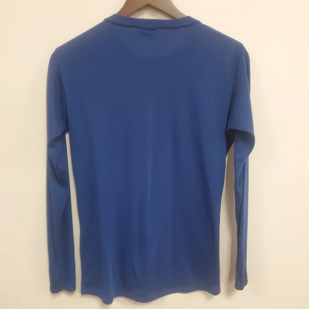 Patagonia Capilene Mens Long Sleeve‎ Baselayer Shirt Size S Blue Lightweight